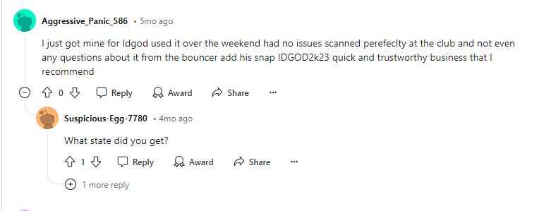 IDGod.ph reviews on Reddit - authentic customer feedback
