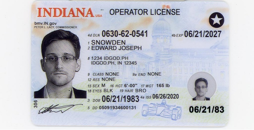 Fake IDs Guide – Indiana ID that scan example