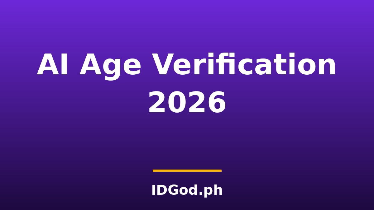 AI Age Verification in 2026: What Online Checks Mean for Fake ID Users