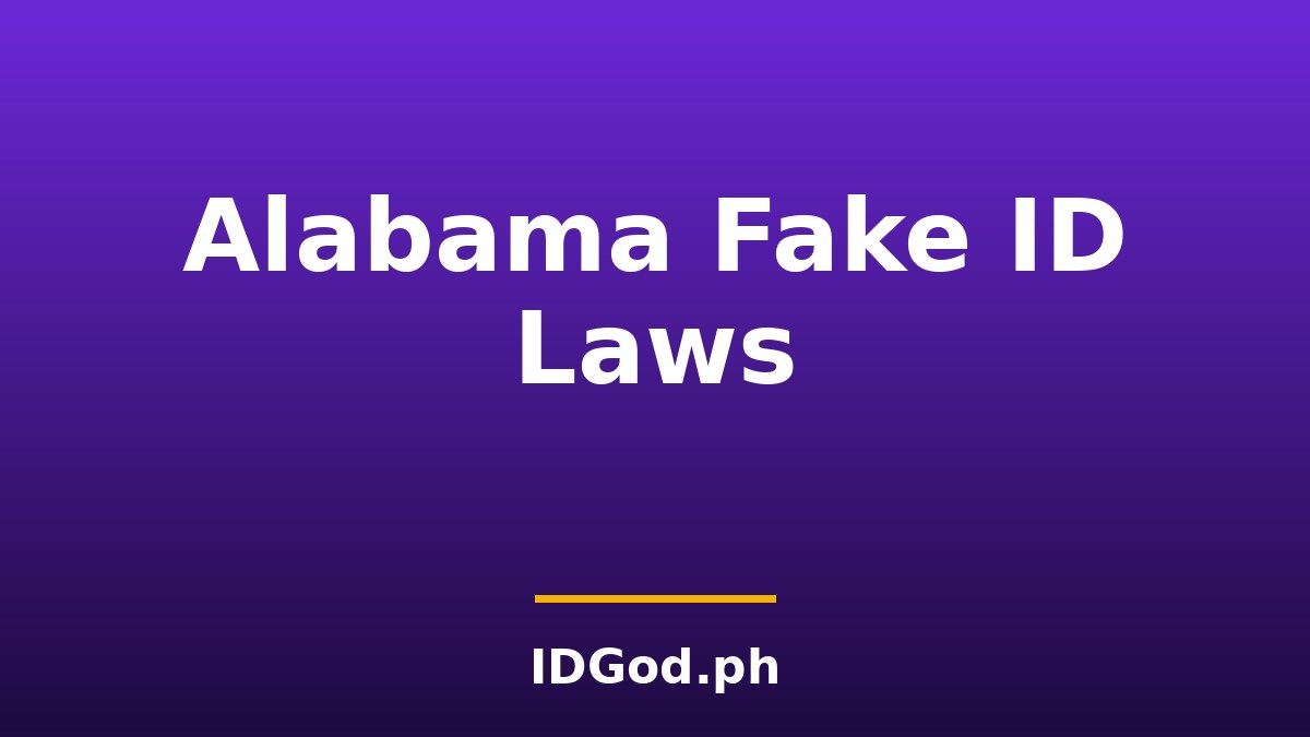 Alabama Fake ID Laws and Detection: A 2026 Guide