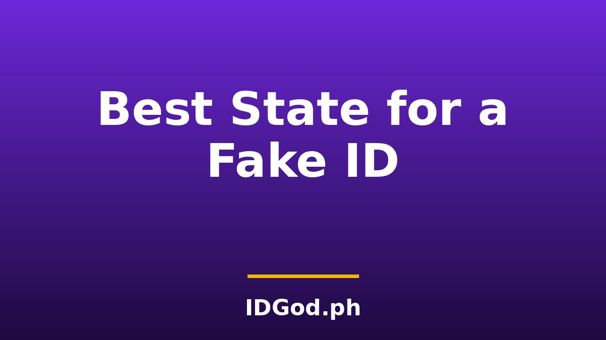 Best State to Choose for a Fake ID: 2026 Guide