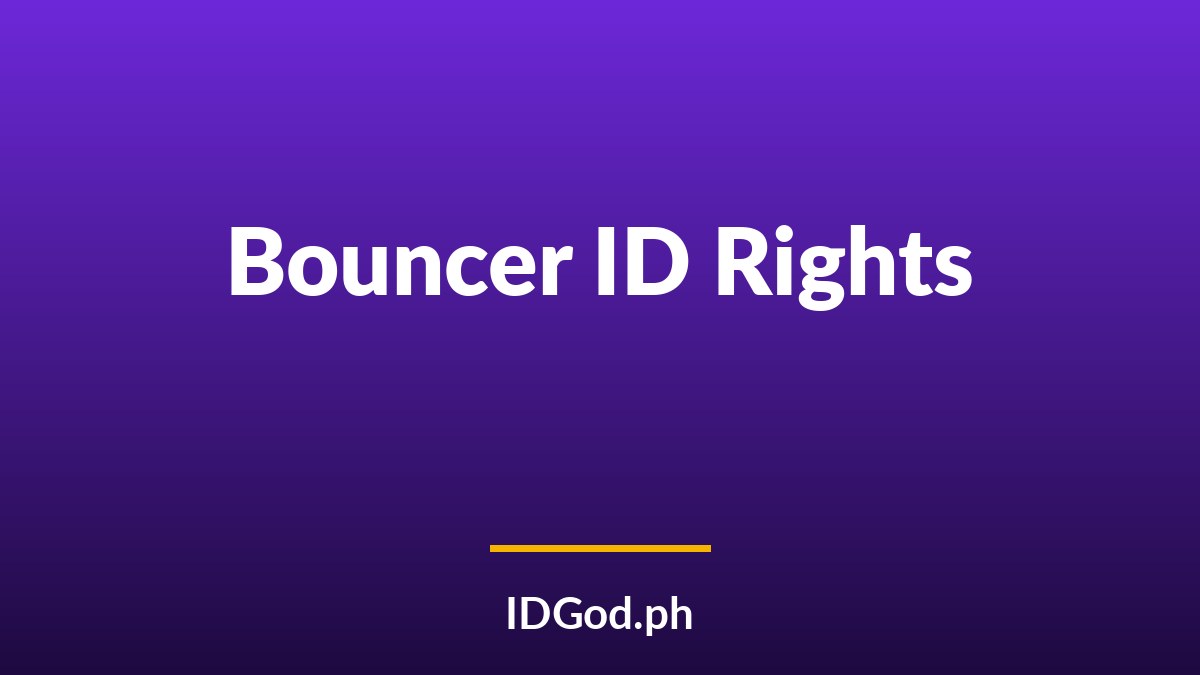 Can a Bouncer or Bar Legally Take Your ID?