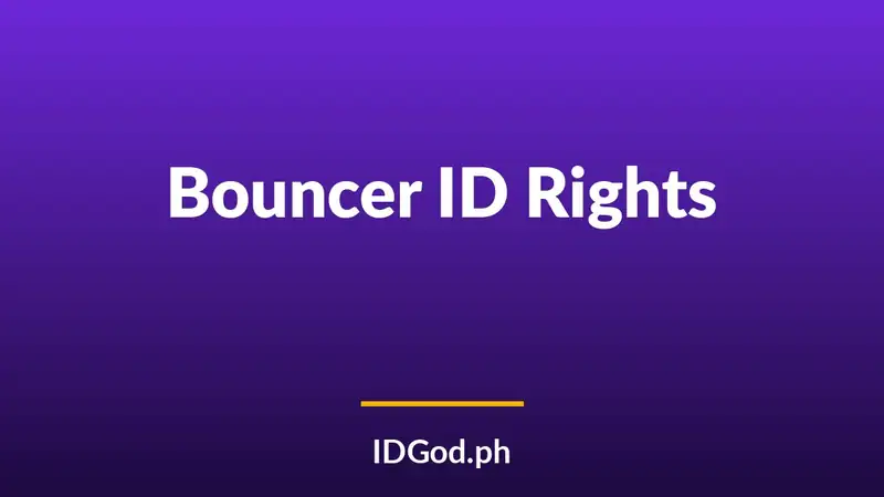 Can a Bouncer or Bar Legally Take Your ID?