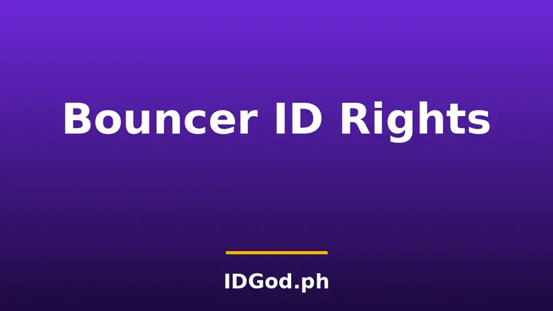 Can a Bouncer or Bar Legally Take Your ID?
