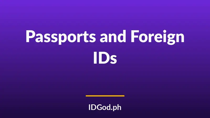 Do Bars Accept Passports and Foreign IDs?