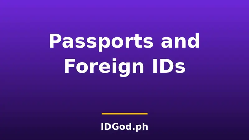 Do Bars Accept Passports and Foreign IDs?