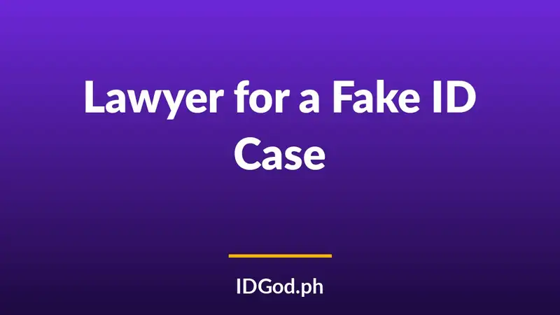 Do You Need a Lawyer for a Fake ID Charge?