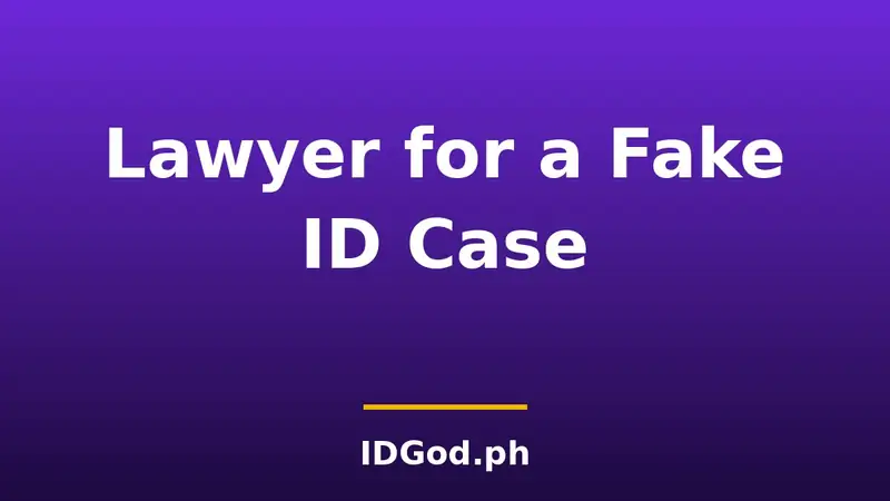 Do You Need a Lawyer for a Fake ID Charge?