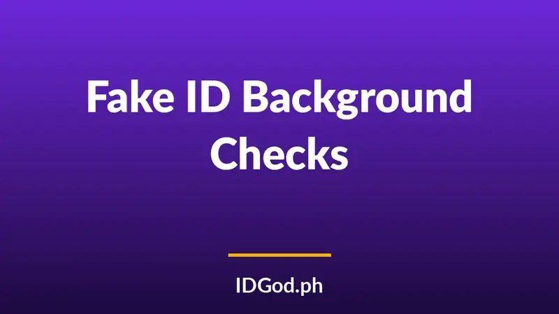 Does a Fake ID Charge Show Up on a Background Check?