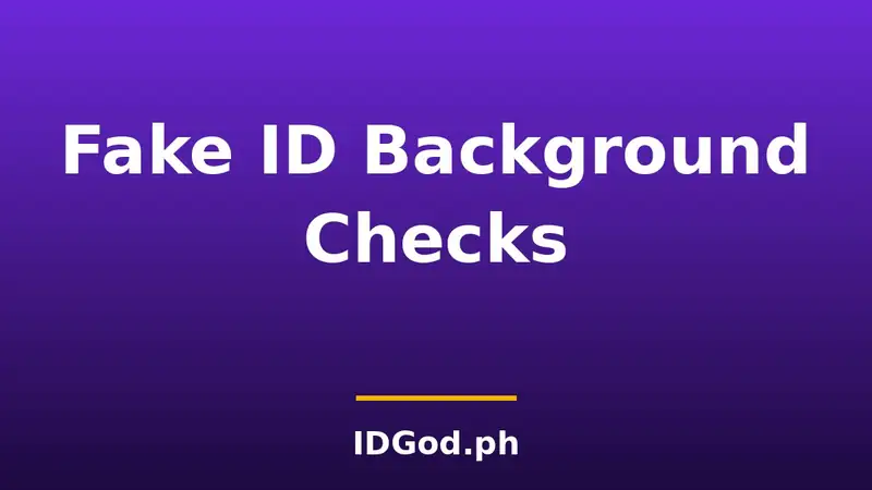 Does a Fake ID Charge Show Up on a Background Check?