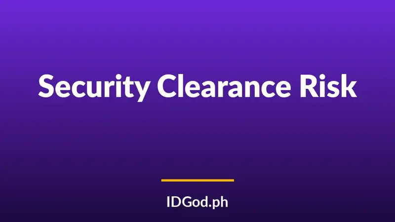 Fake ID Charges and Security Clearance Applications