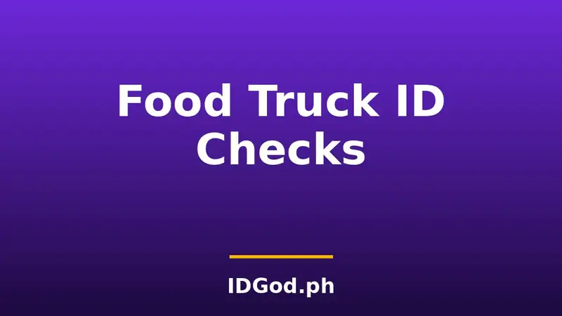 Food Truck and Outdoor Event ID Checks: Festival Rules at the Counter