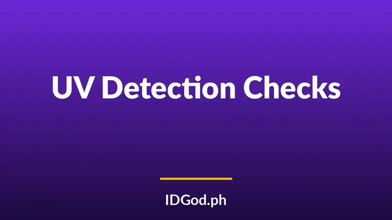 Fake ID Blacklight and UV Detection: What Bouncers See Under the Light
