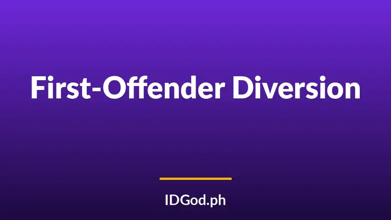 Fake ID Diversion and First-Offender Programs