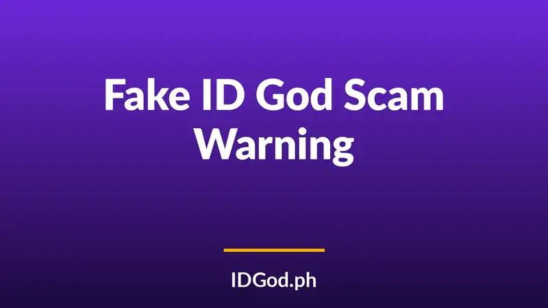 Fake ID God Scam: Don't Fall for Clone Websites in 2026
