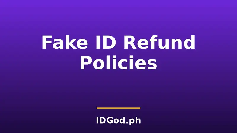 Fake ID Refunds and Replacement Policies: What Vendors Actually Offer