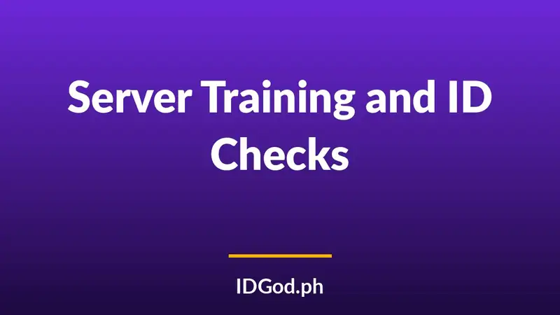 How Bar Staff Are Trained to Check IDs