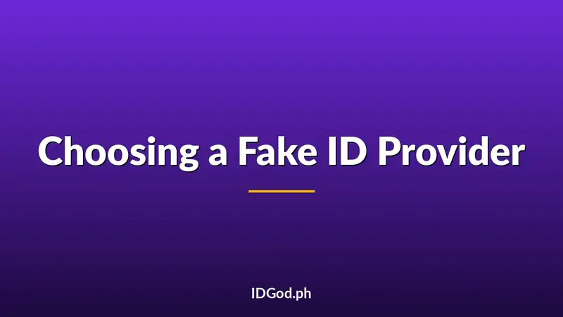 How to Choose a Safe Fake ID Provider in 2026