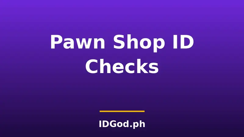 ID Checks at Pawn Shops: What to Expect