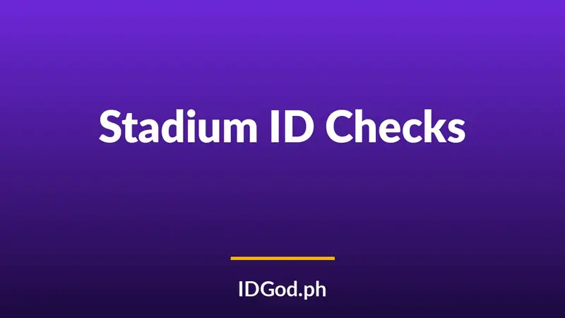 How ID Checks Work at Stadiums and Sporting Events