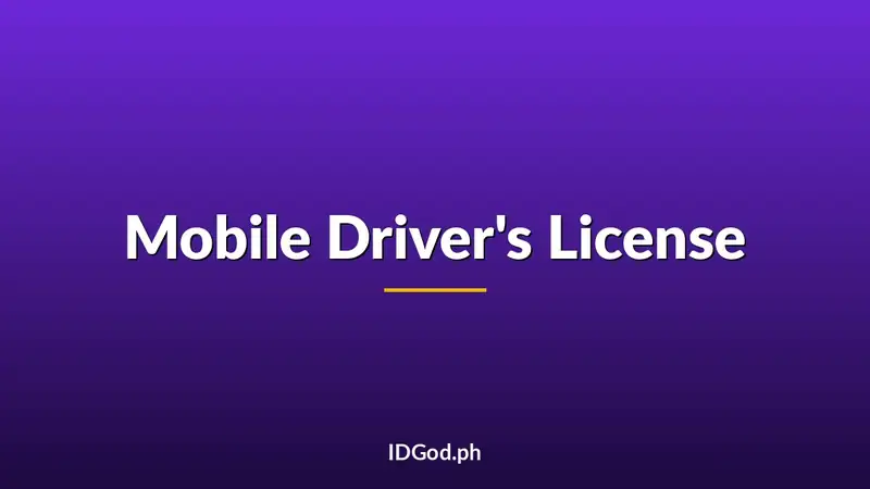 Mobile Driver's License and Fake IDs: What Changes