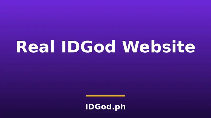 How to tell the real IDGod site from clones