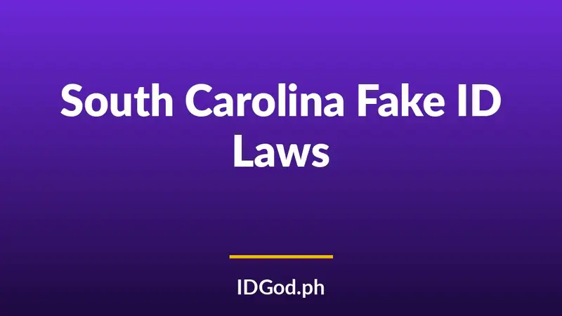 South Carolina Fake ID Laws and Detection: A 2026 Guide