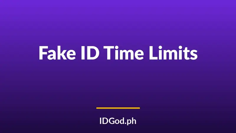 The Statute of Limitations on Fake ID Charges