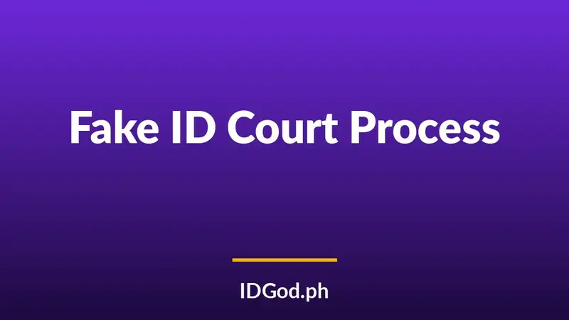 What Happens in Court After a Fake ID Charge
