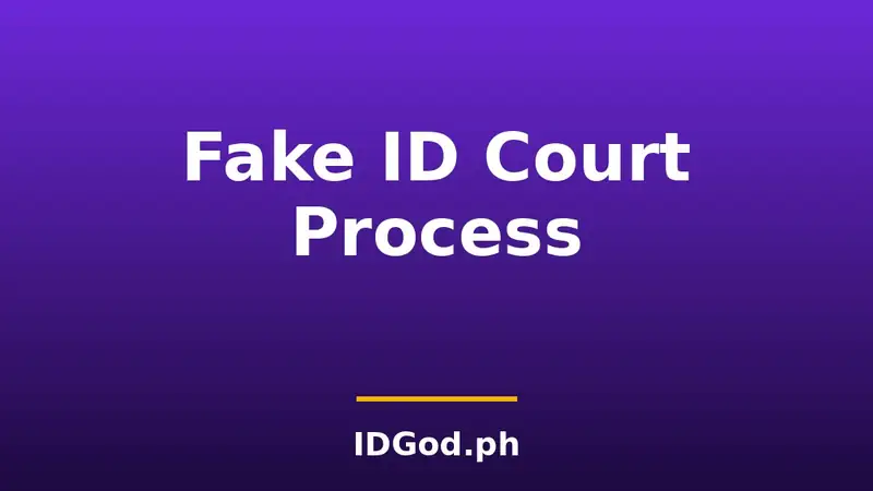 What Happens in Court After a Fake ID Charge
