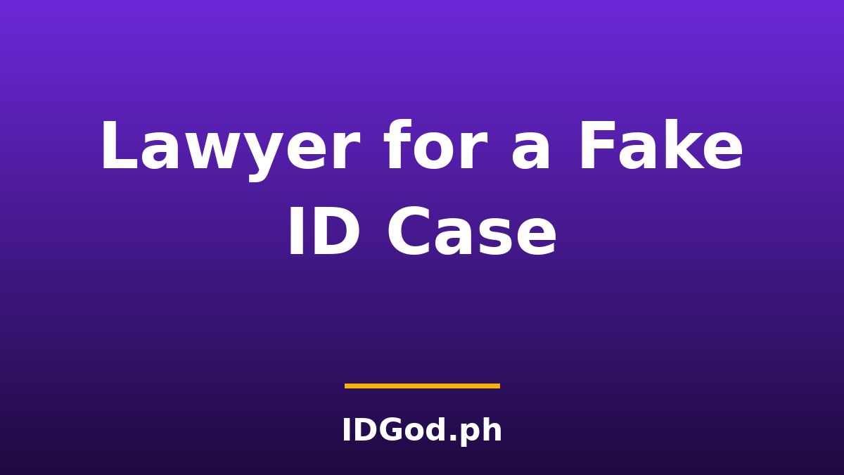 Do You Need a Lawyer for a Fake ID Charge?