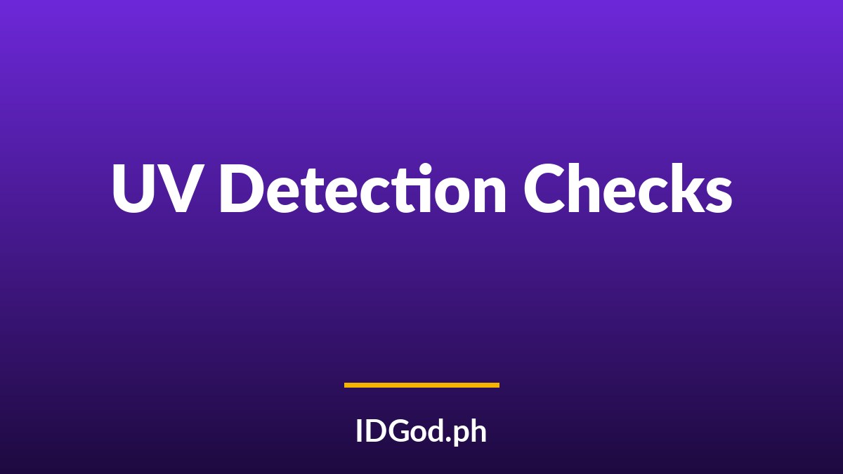Fake ID Blacklight and UV Detection: What Bouncers See Under the Light