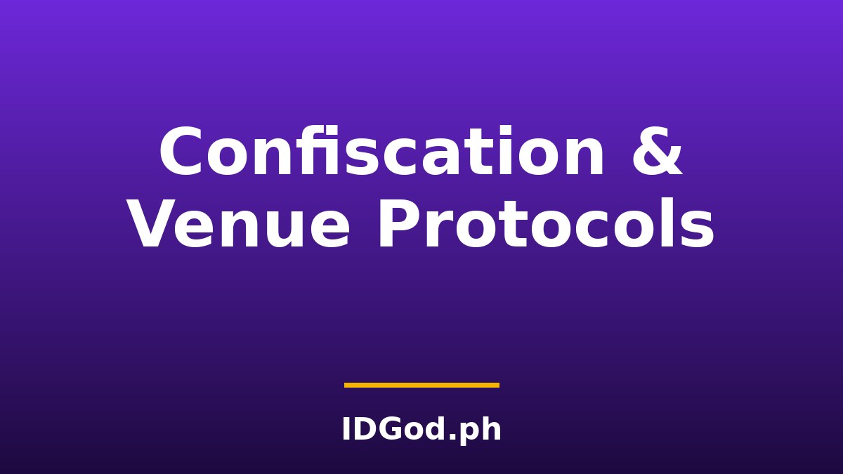 Fake ID Confiscation: Venue Protocols, Database Networks, Recovery Options