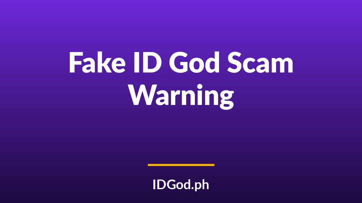 Fake ID God Scam: Don't Fall for Clone Websites in 2026