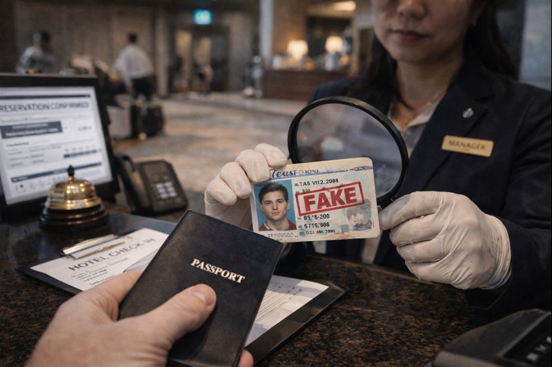 Fake ID at Hotel Check-In: What Gets Flagged & What Happens Next