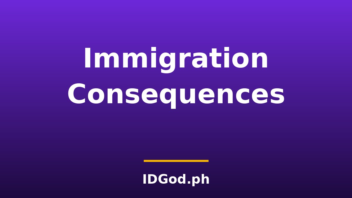 Fake ID Charges and Immigration or Visa Status