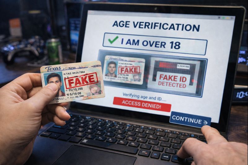 Fake ID for Online Age Verification: Why It Fails & What It Risks