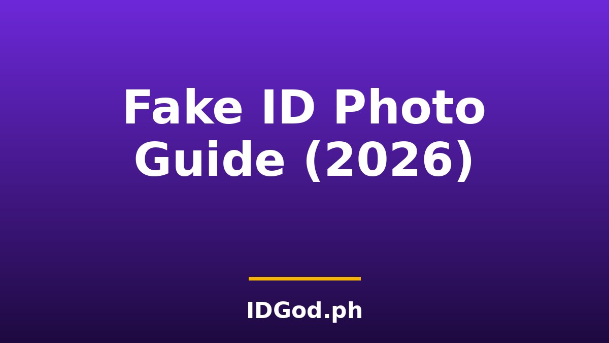 Fake ID Photo Guide (2026): Photo Rules & Tips