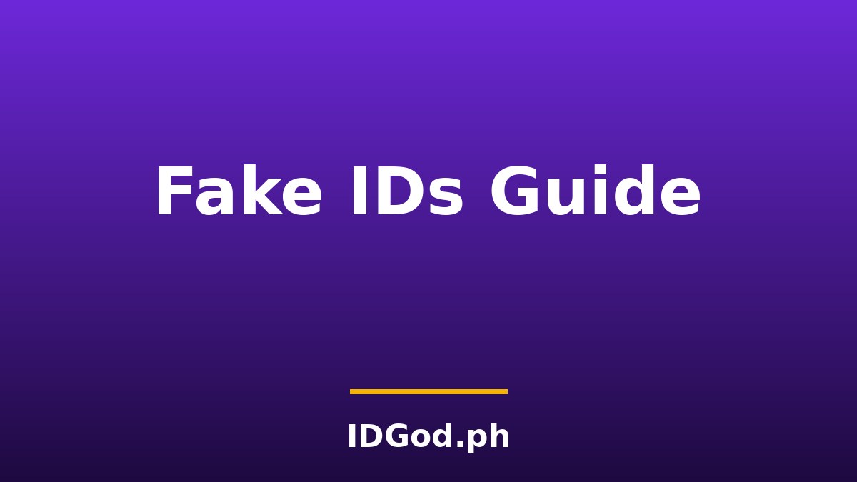 Fake IDs Guide: Types, Risks & Scanners (2026)