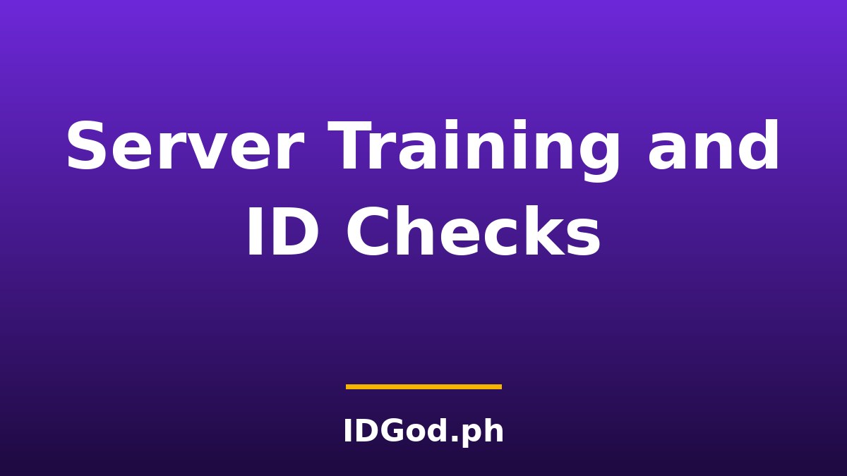 How Bar Staff Are Trained to Check IDs
