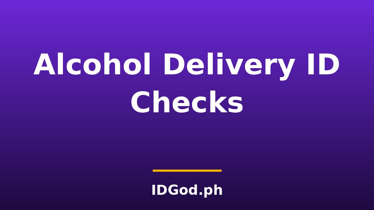 How ID Checks Work for Alcohol Delivery Apps