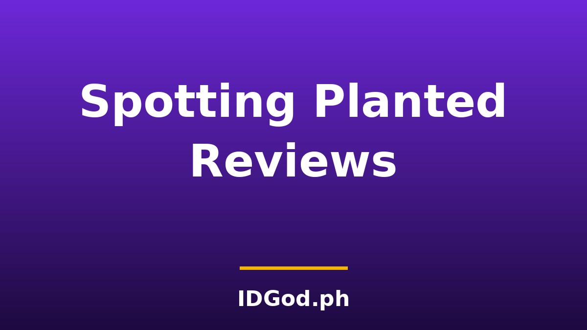 Spotting Planted Reviews Before You Order