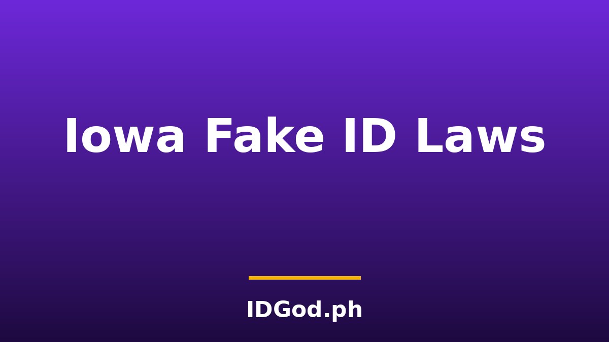Iowa Fake ID Laws and Detection: A 2026 Guide