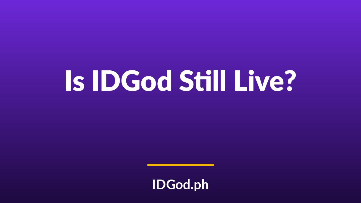 Is IDGod Still Operating? How to Check Before You Order