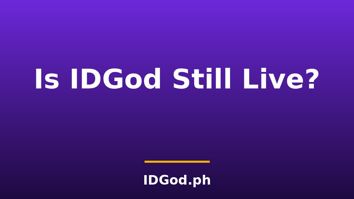 Is IDGod Still Operating? How to Check Before You Order