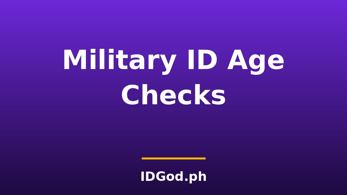 Military ID as Proof of Age: Where the CAC Works and Where It Does Not