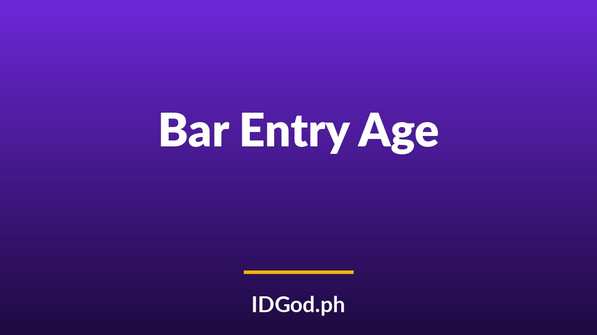 Minimum Age to Get Into Bars and Clubs by State