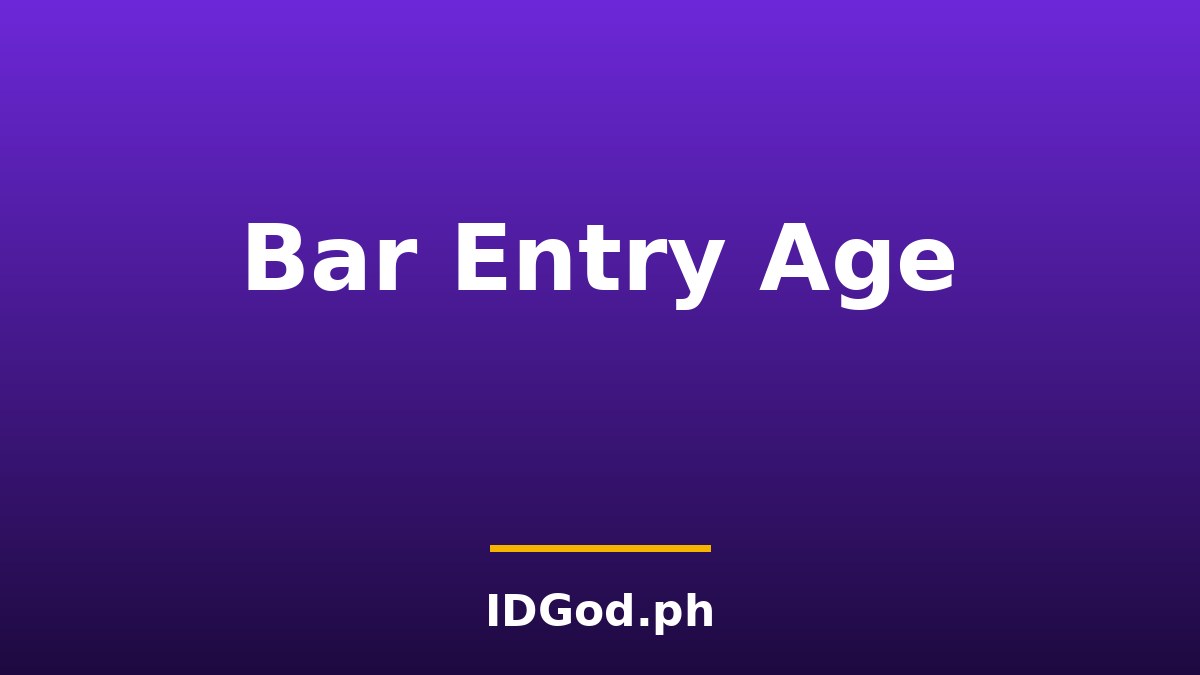 Minimum Age to Get Into Bars and Clubs by State