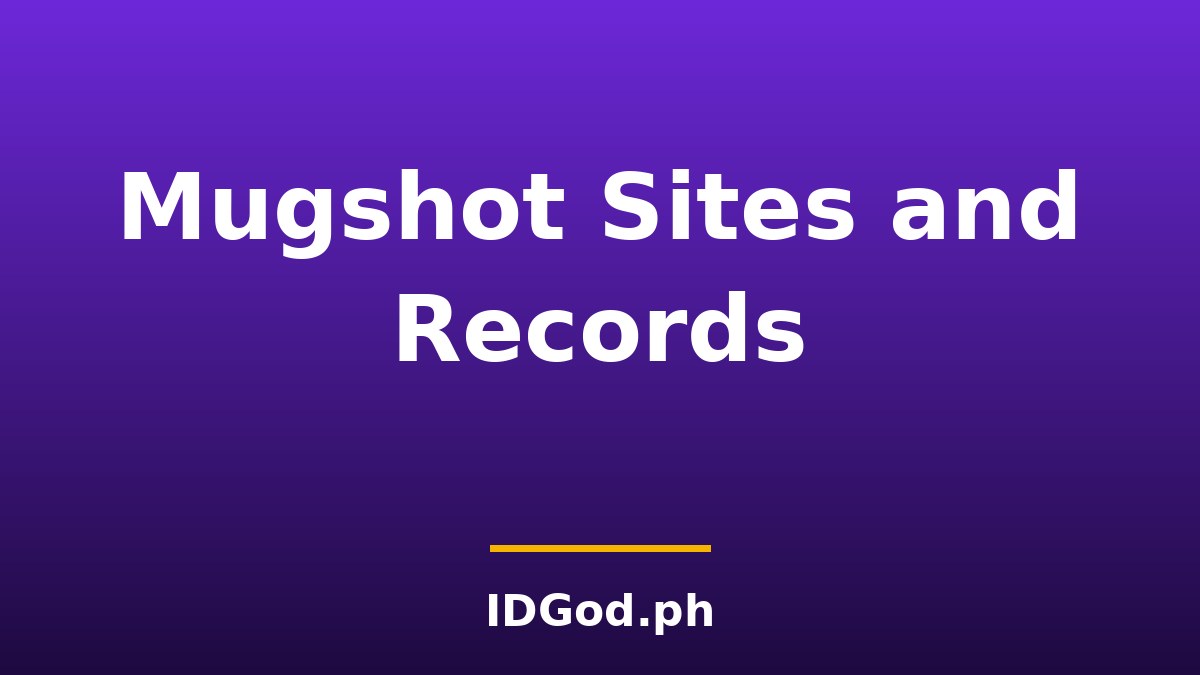 Mugshot Sites and Arrest Records After a Fake ID Charge