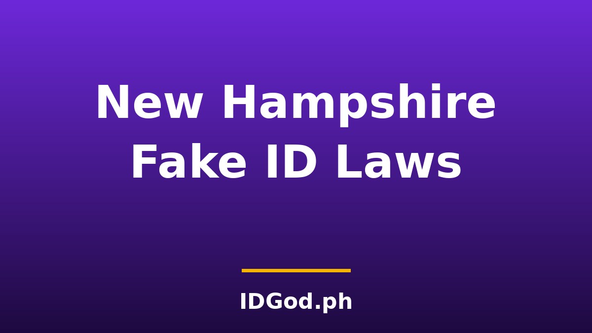 New Hampshire Fake ID Laws and Detection: A 2026 Guide